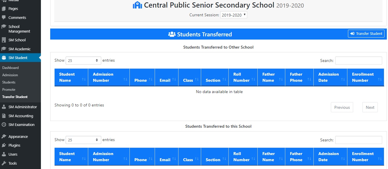 Transfer Student