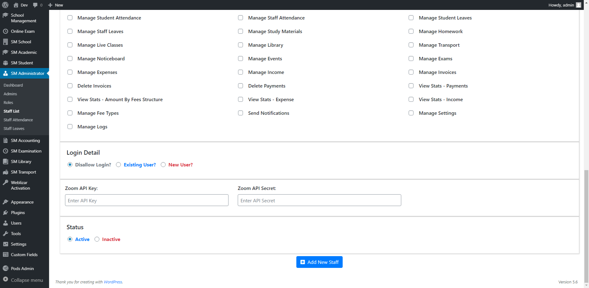 zoom-api-settings